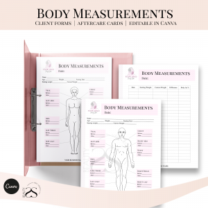 Body measurements tracker