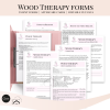 Wood therapy form template