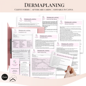 dermaplaning form template