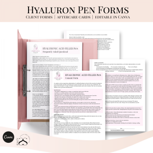 hyaluron acid filler pen forms