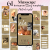 Massage therapy instagram story templates